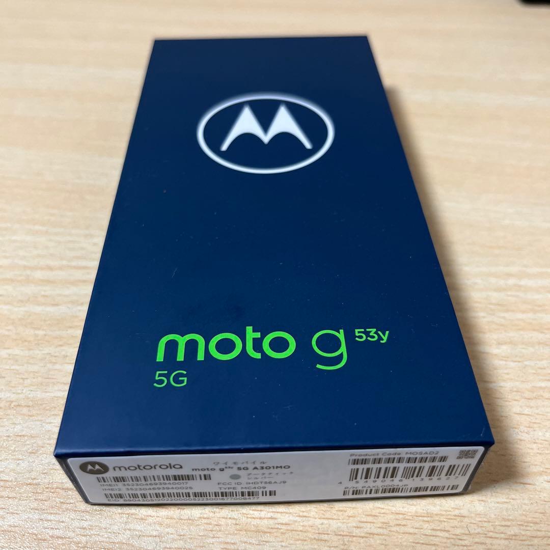 【新品•未使用】moto g53y 5G インクブラック 128GB