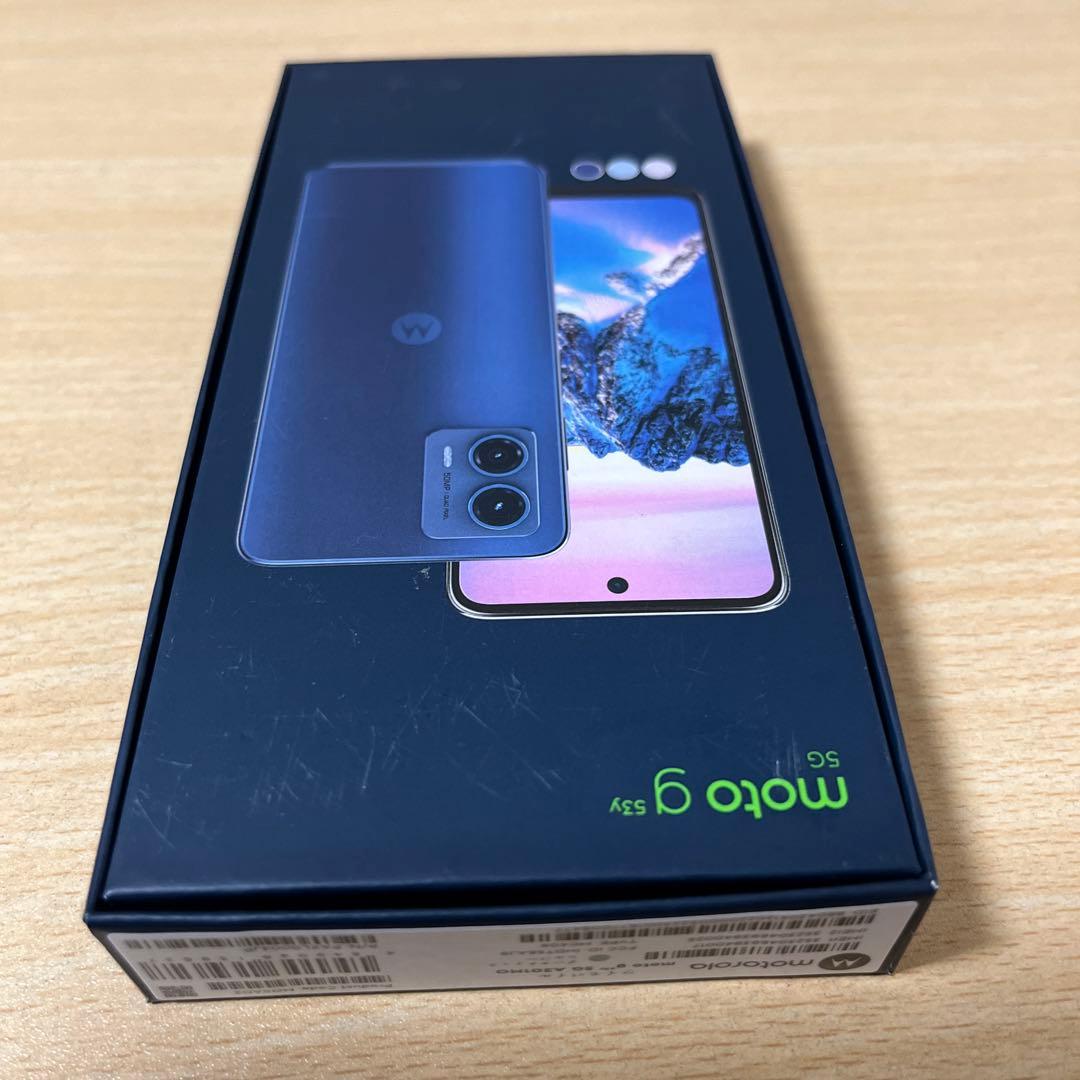 【新品•未使用】moto g53y 5G インクブラック 128GB