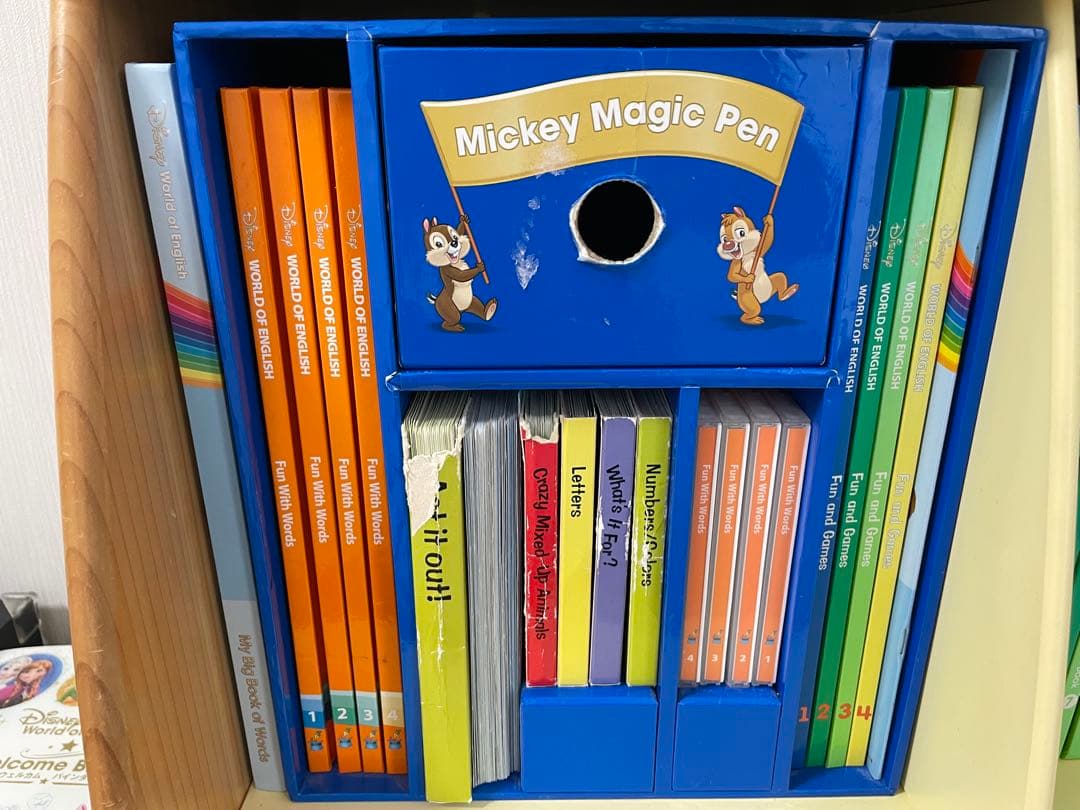 【2019年購入】ディズニー英語システム DWE フルセット　※パペット系なし