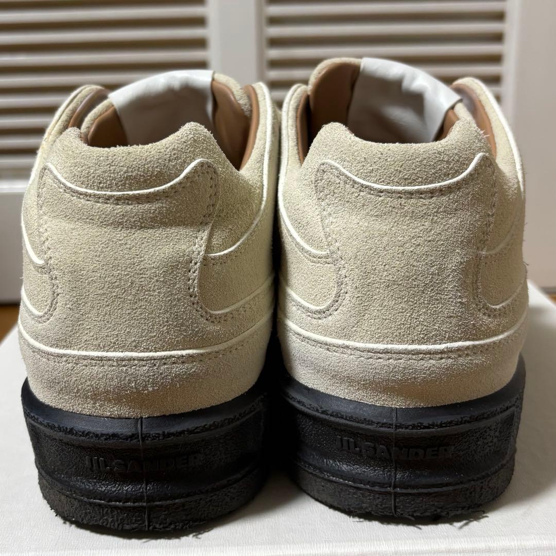 JIL SANDER スエード スニーカー ホワイト 42