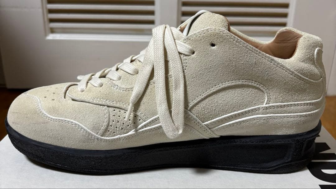 JIL SANDER スエード スニーカー ホワイト 42