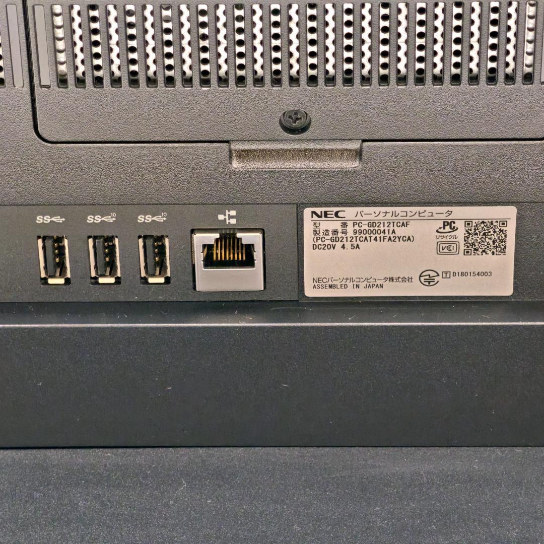 NEC LAVIE GD212T/CF 第8世代i3＆SSD搭載液晶一体型PC