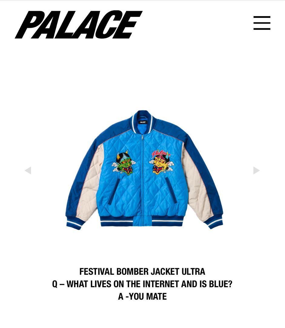 ジャケット・アウター palace festival bomber jacket ultra