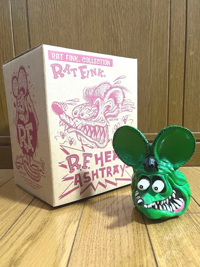【値下げ】Rat Fink Head ashtray ラットフィンク 灰皿