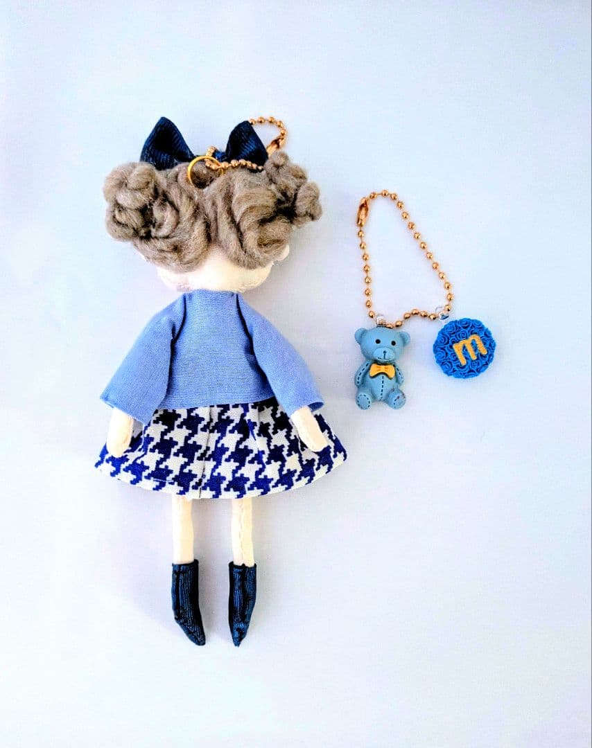 Kyokotan様 ハンドメイド ドールチャーム バッグチャーム お人形