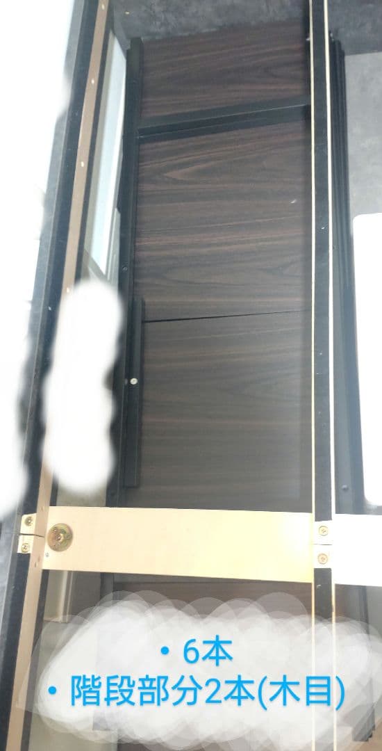 【美品】ローロフトベッド 階段付き セミダブル 黒 【引き取り優先】