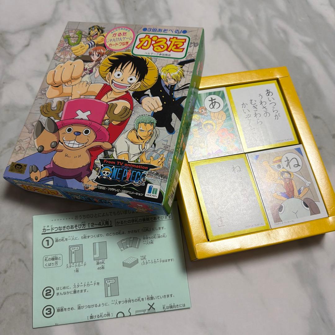【希少品2001年】ONE PIECE ワンピース かるた ショウワノート　美品