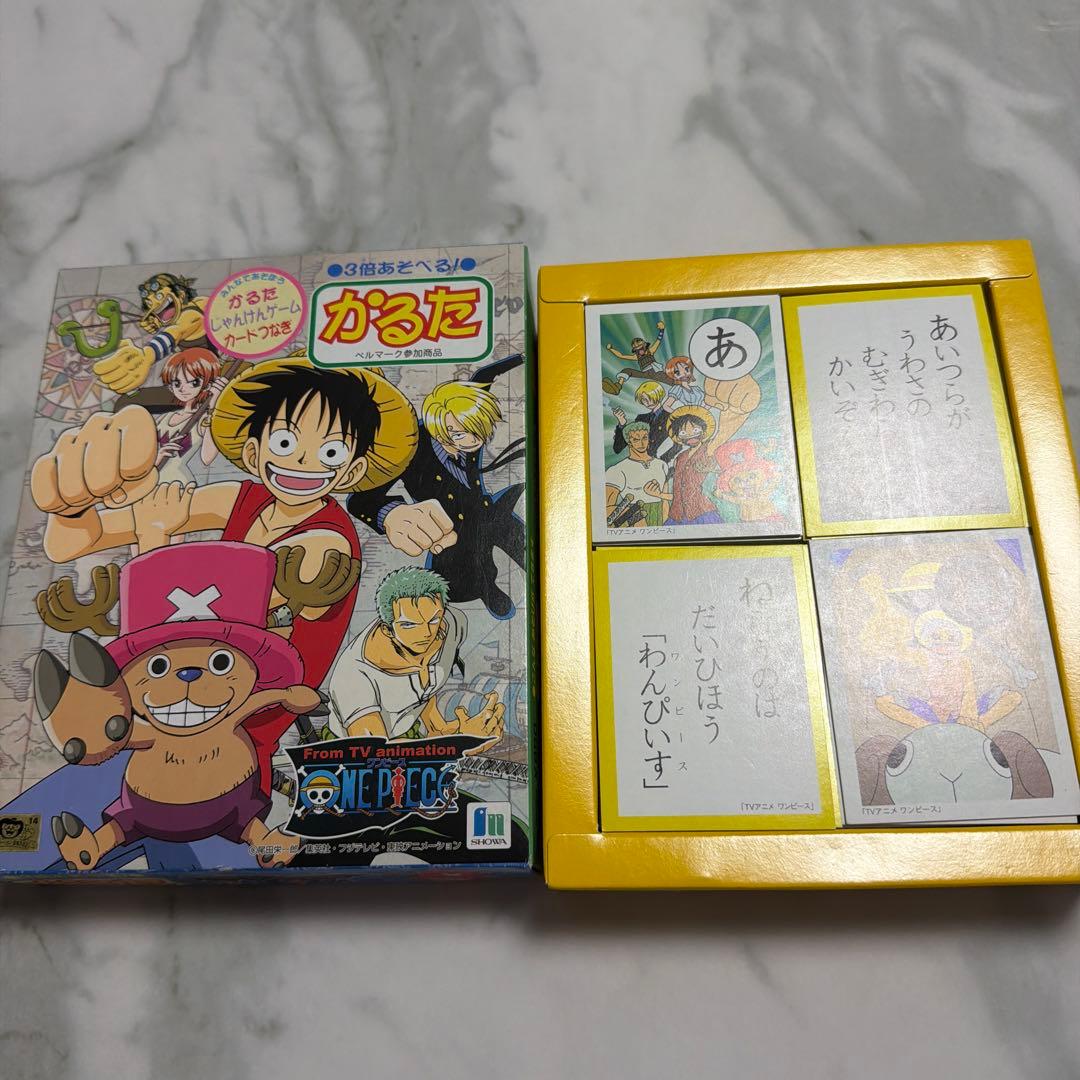 【希少品2001年】ONE PIECE ワンピース かるた ショウワノート　美品