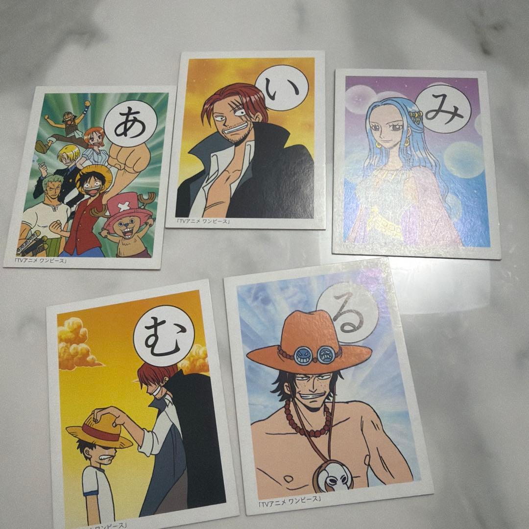 【希少品2001年】ONE PIECE ワンピース かるた ショウワノート　美品
