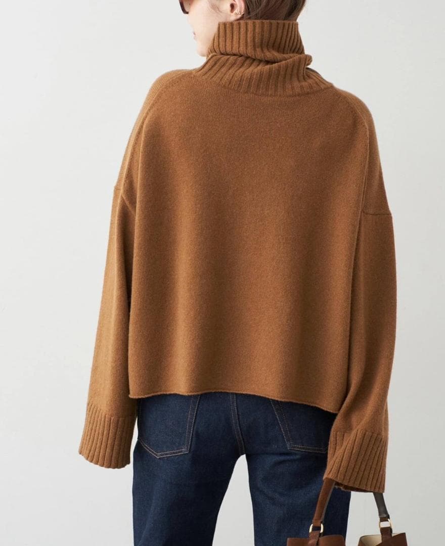 *Cropped タートルネックニット ドゥズィエムクラス