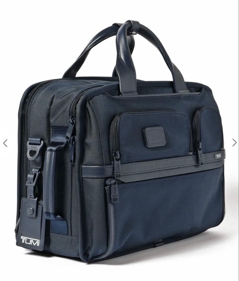 【美品】TUMI for SHIPS ALPHA3 3WAYブリーフ　ネイビー