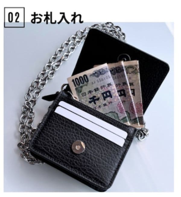 Maison Margiela / マルジェラ チェーンウォレットミニ ブラック