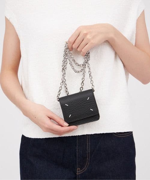 Maison Margiela / マルジェラ チェーンウォレットミニ ブラック