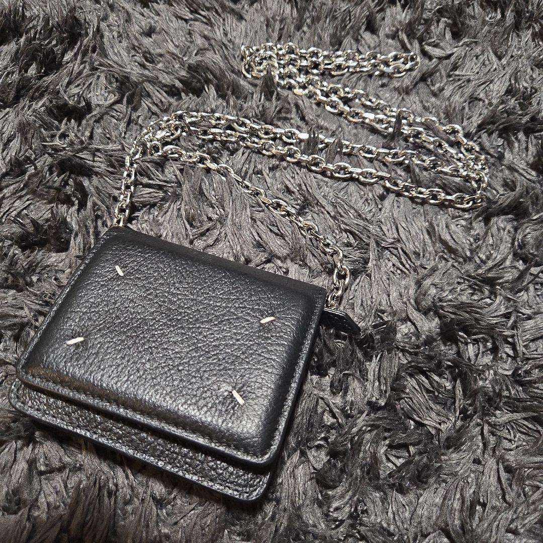 Maison Margiela / マルジェラ チェーンウォレットミニ ブラック