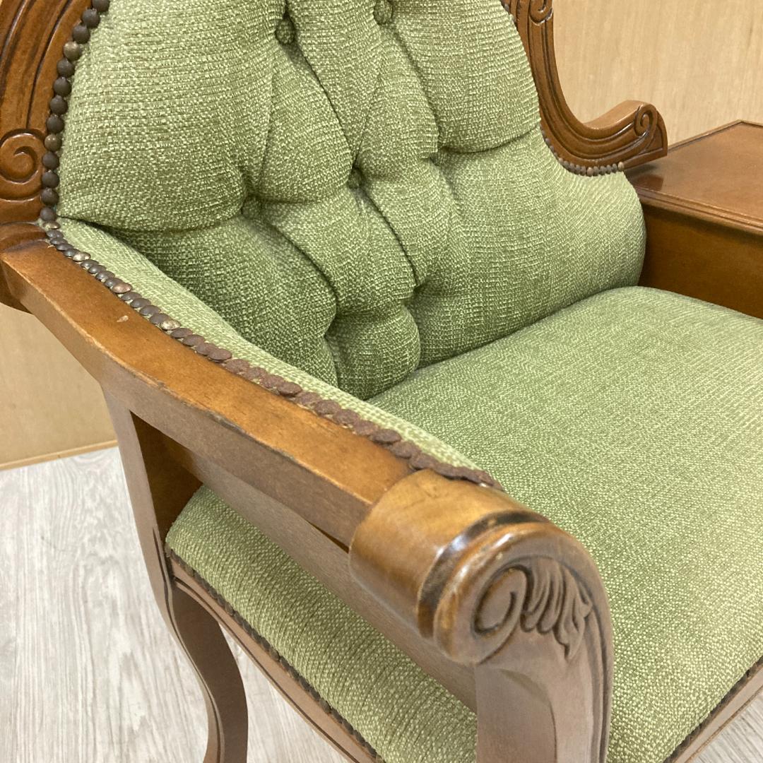 アンティーク調　猫脚　テレフォンベンチ　クラシック