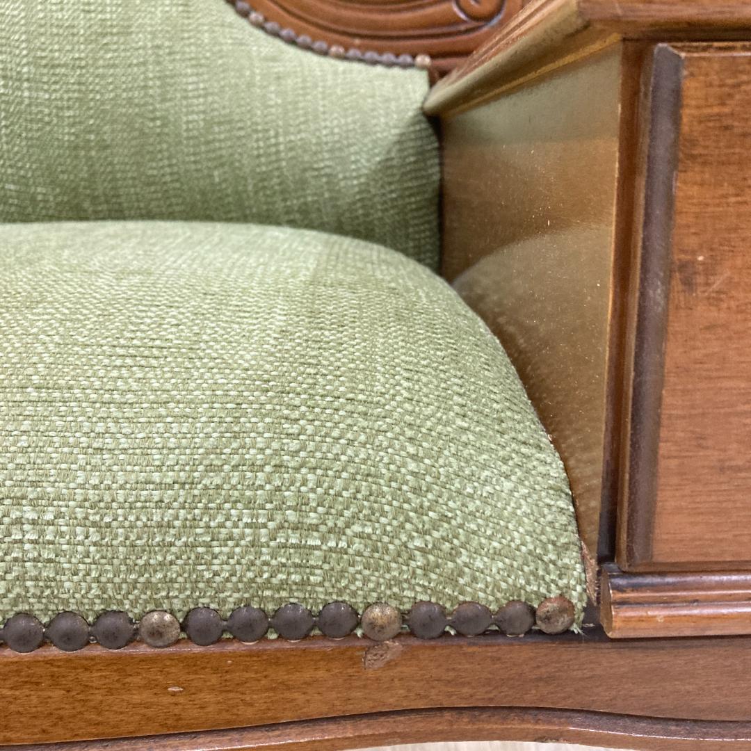 アンティーク調　猫脚　テレフォンベンチ　クラシック