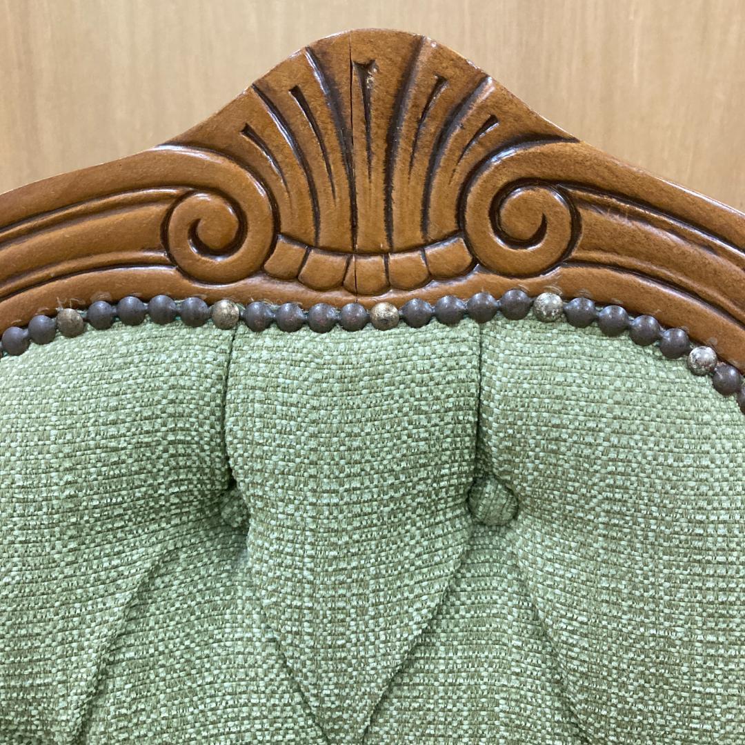 アンティーク調　猫脚　テレフォンベンチ　クラシック