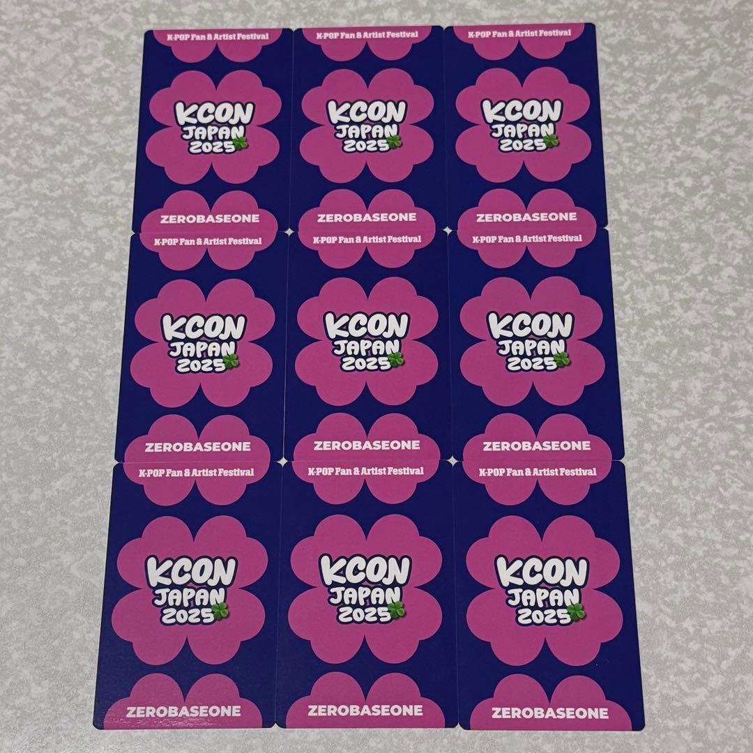 タレントカード ZB1 ZEROBASEOEN KCON