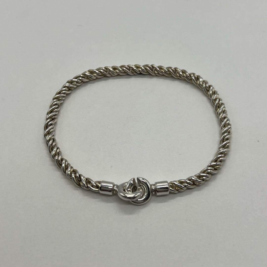 ティファニー TIFFANY クラブクラスプ ツイストチェーン ブレスレット
