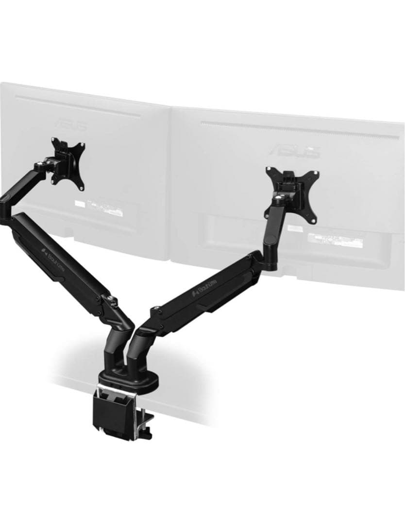 Bauhutte (バウヒュッテ) スリム モニターアーム デュアル