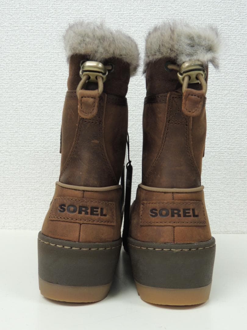 新品 SOREL TIVOLI Ⅲ オイルド レザー ショート ブーツ 25.5