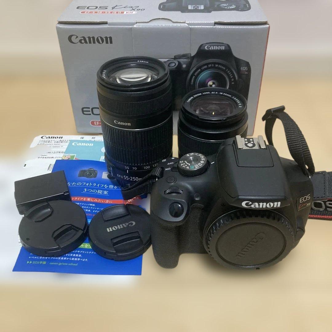 【ズームレンズ付き】Canon EOS kiss X90 デジタル一眼レフカメラ