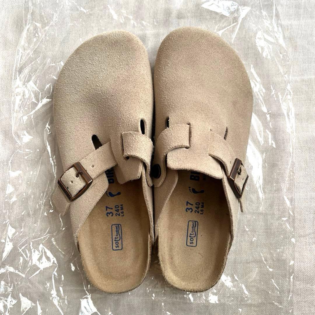 BIRKENSTOCK ビルケン　ボストン　ベージュ トープ　サボサンダル 37