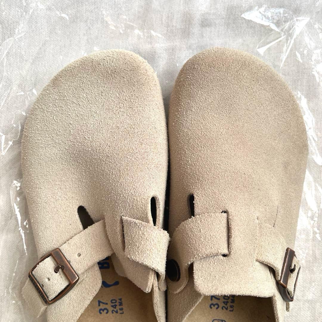 BIRKENSTOCK ビルケン　ボストン　ベージュ トープ　サボサンダル 37