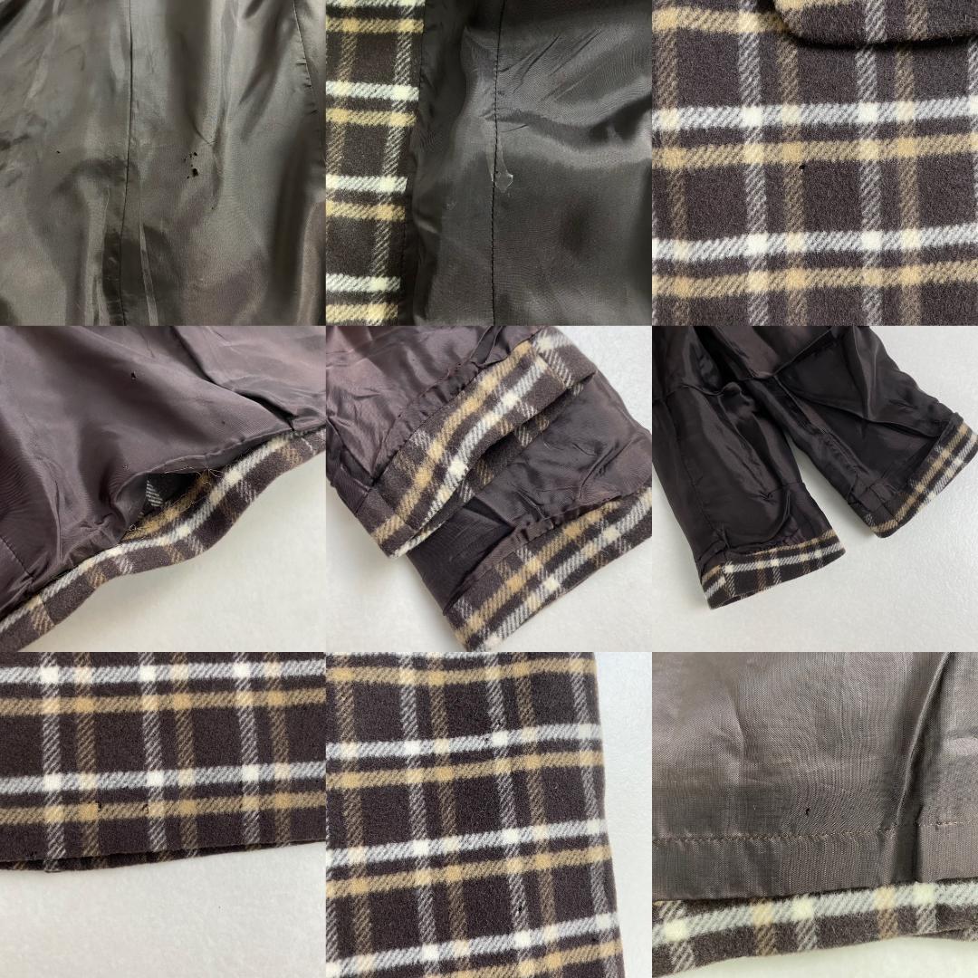 サルヴァトーレフェラガモ　スーツ　大きいサイズ　靴ボタン　チェック　イタリア製