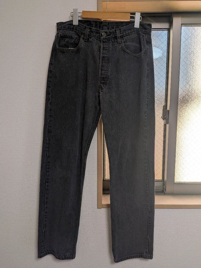 80s　501 先染め　ブラック　ヴィンテージ