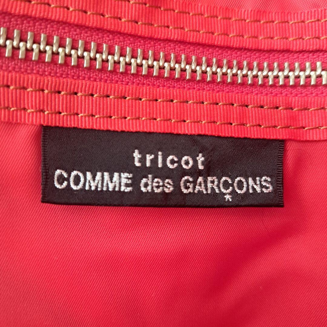 j*5様 tricot COMME des GARCONS 赤いナイロンバッグ