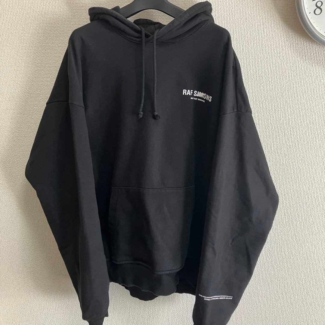 t*z様 MASTER NUMBER RAF SIMONS プリント パーカー