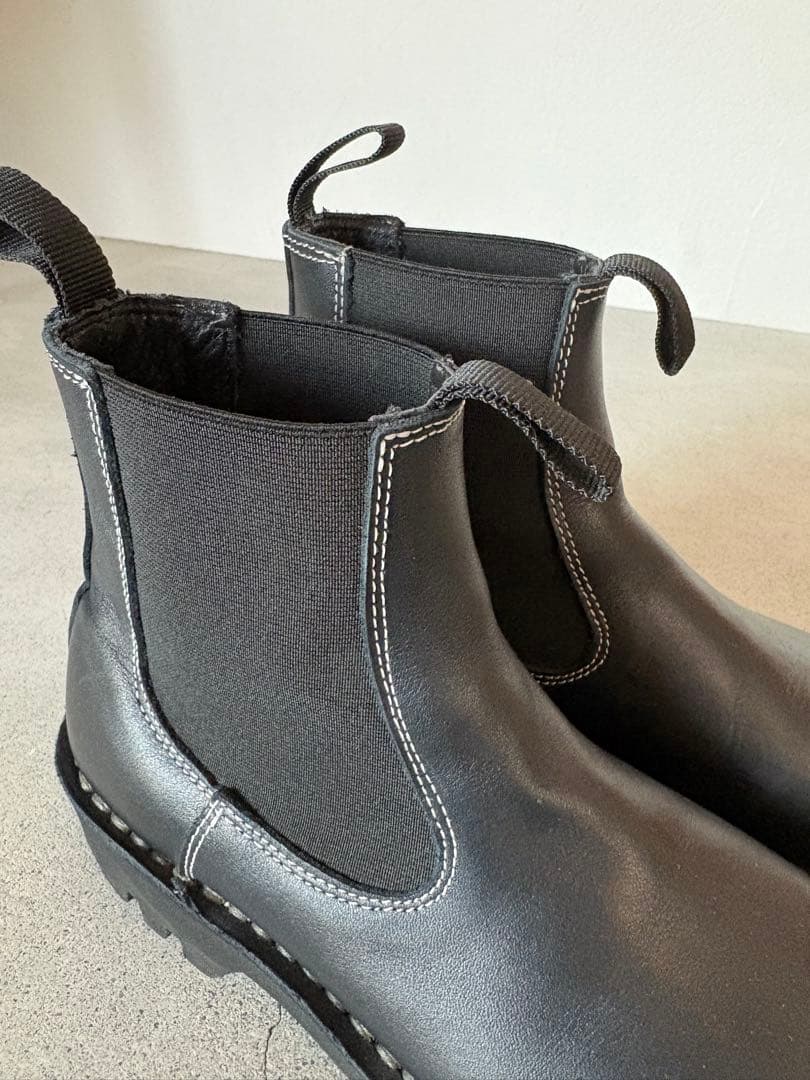 SOFIE D'HOOREソフィードール 37 ブラック サイドゴアブーツ