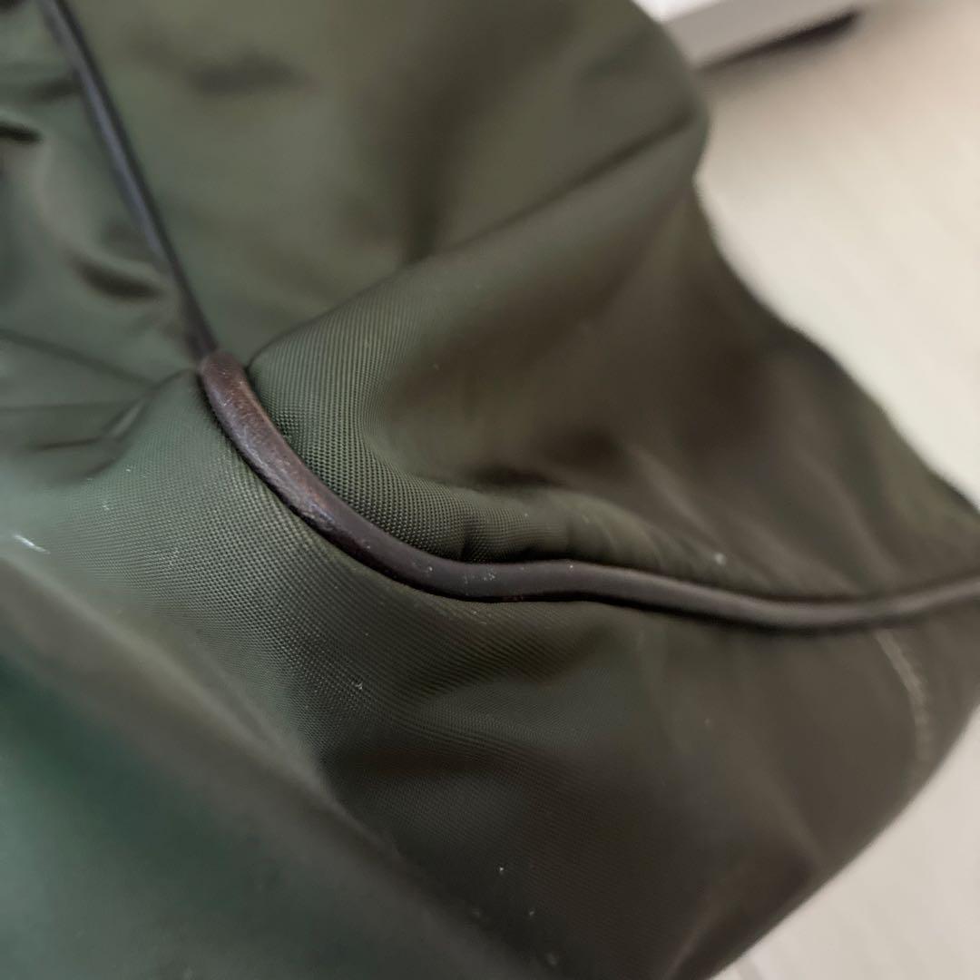 フェリージ　黒✖️オリーブ系トートバック　ビジネスバック