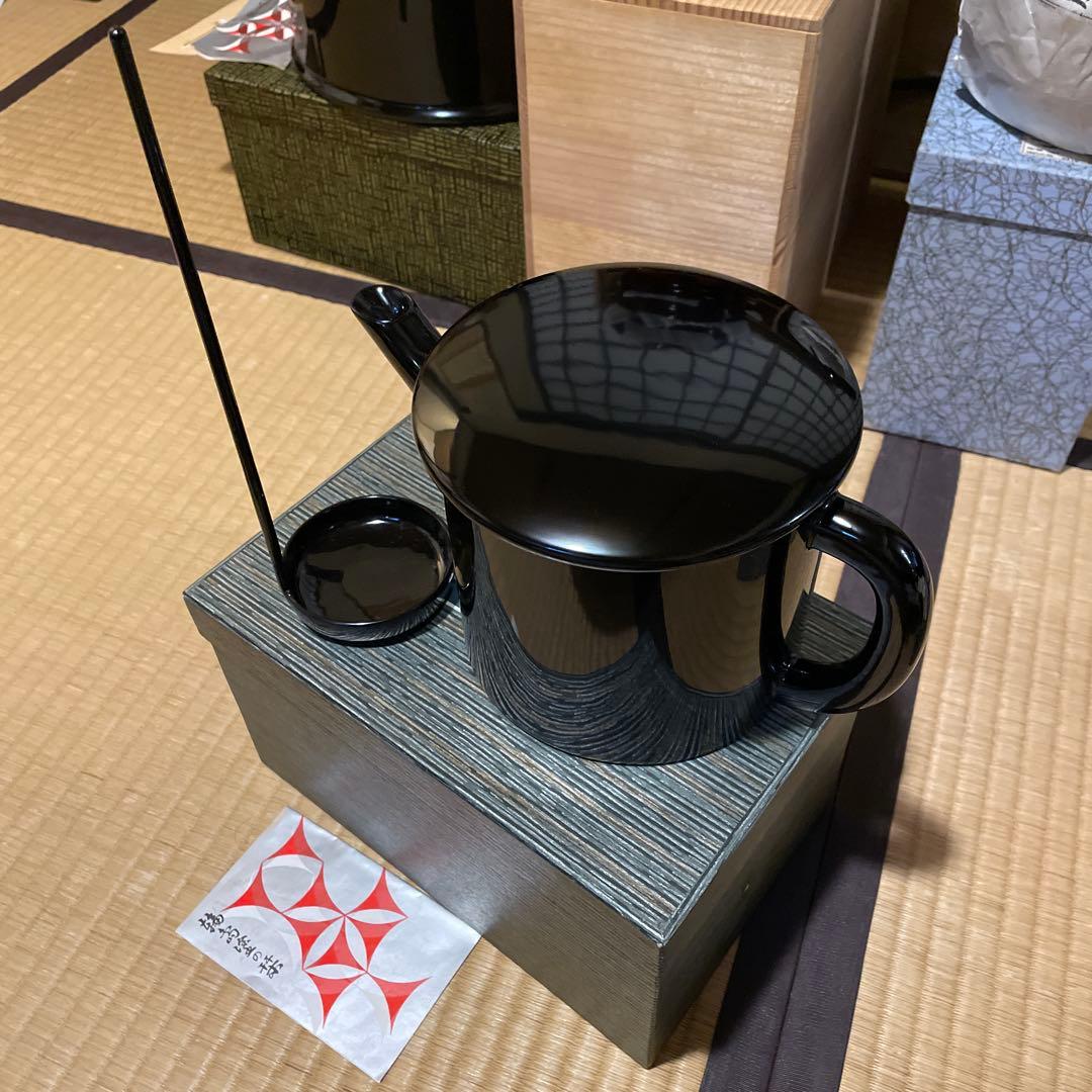 輪島塗「高級美術 漆器」『懐石道具セット』　※美品　茶道具