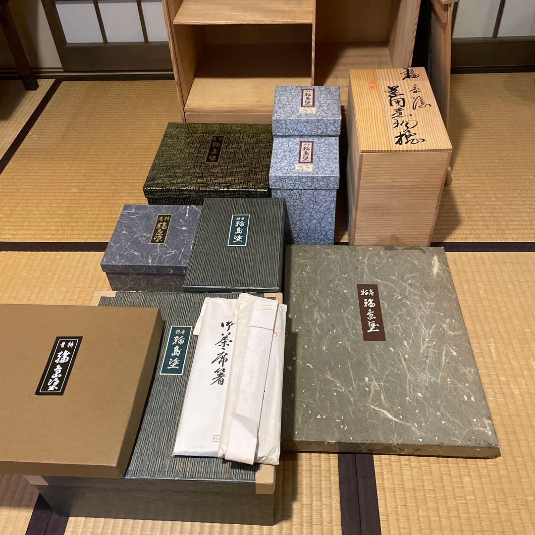 輪島塗「高級美術 漆器」『懐石道具セット』　※美品　茶道具