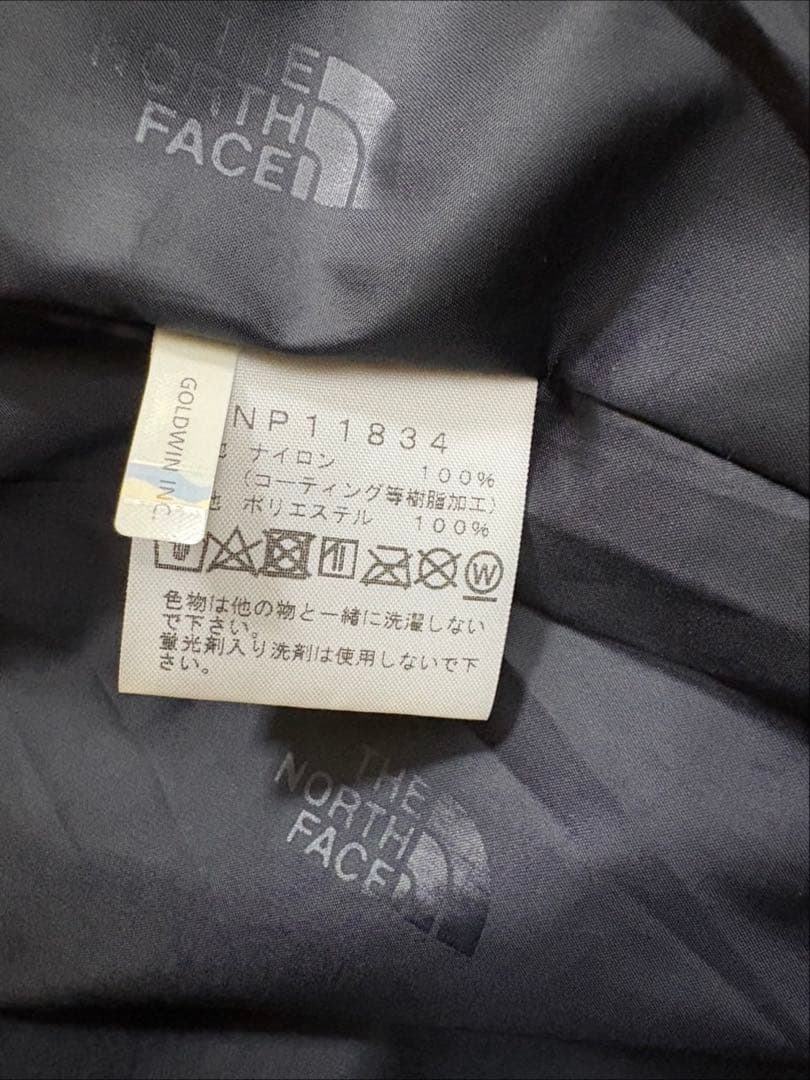 THE NORTH FACE マウンテンパーカー 黒/黄