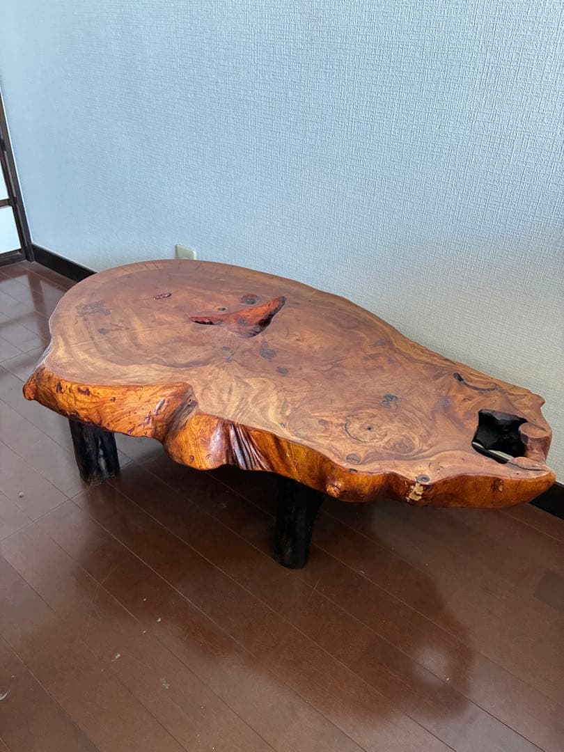【希少】天然木 一枚板 座卓 ローテーブル