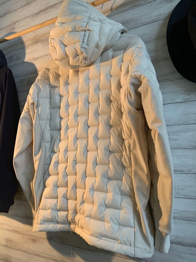 BRIEFING HYBRID DOWN PARKA BEIGE M 美品
