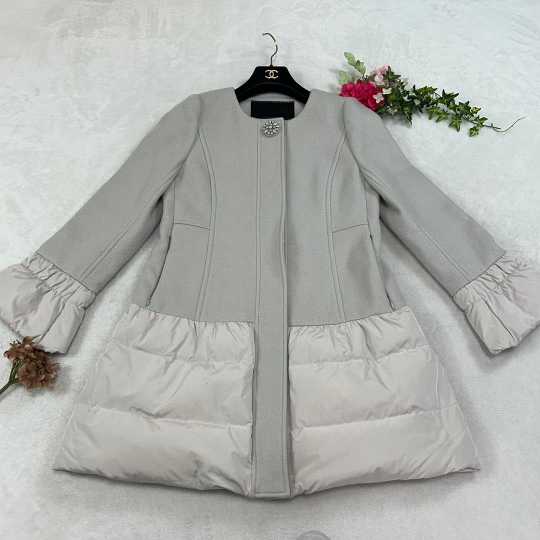 J945 M トゥービーシック ドッキング ダウンジャケット グレー レディース