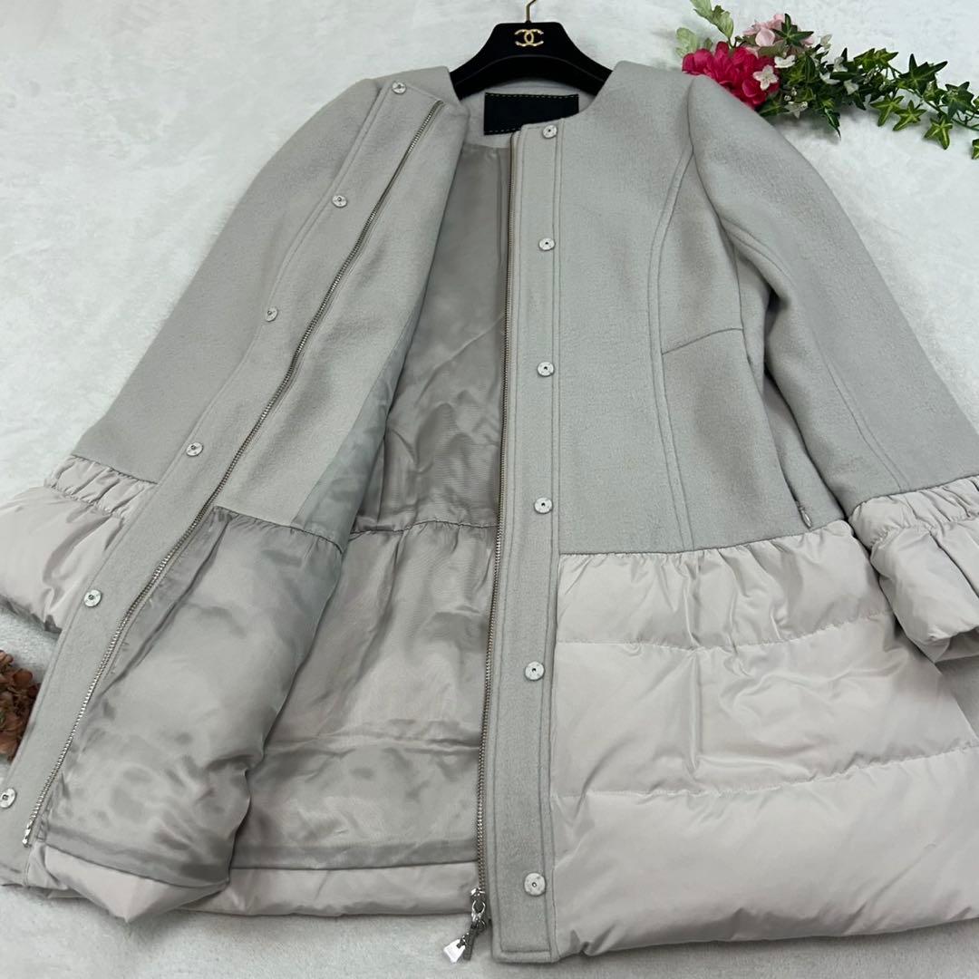 J945 M トゥービーシック ドッキング ダウンジャケット グレー レディース