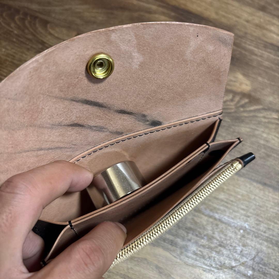 フルコードバン⭐︎ショートトラッカーウォレット⭐︎新喜皮革⭐︎コードバン⭐︎ホーウィン