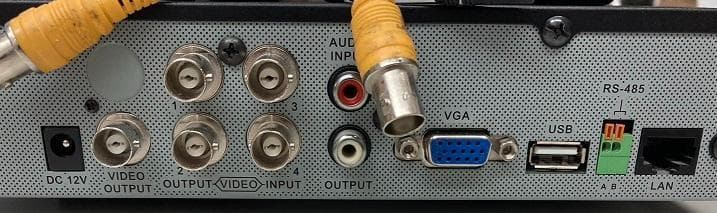 アナログ 防犯カメラ4台とレコーダーのお得なセット⑮