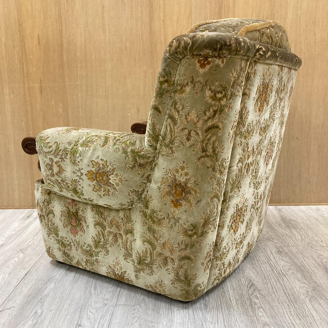 【オールドカリモク】金華山　1人掛けソファ　アームチェア　ヴィンテージ