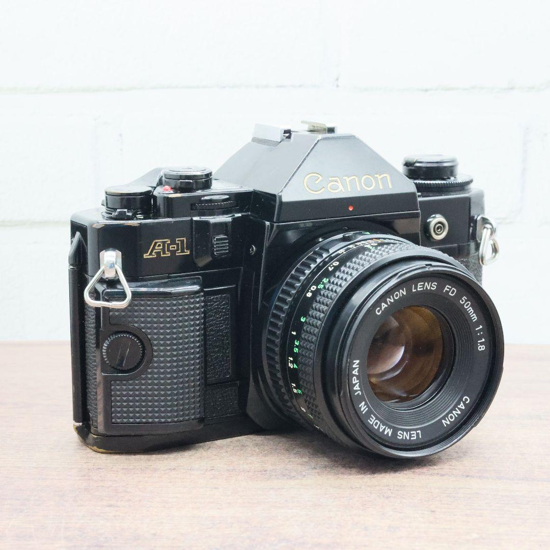 【完動品】Canon A-1 / New FD 50mm F1.8【分解清掃済】
