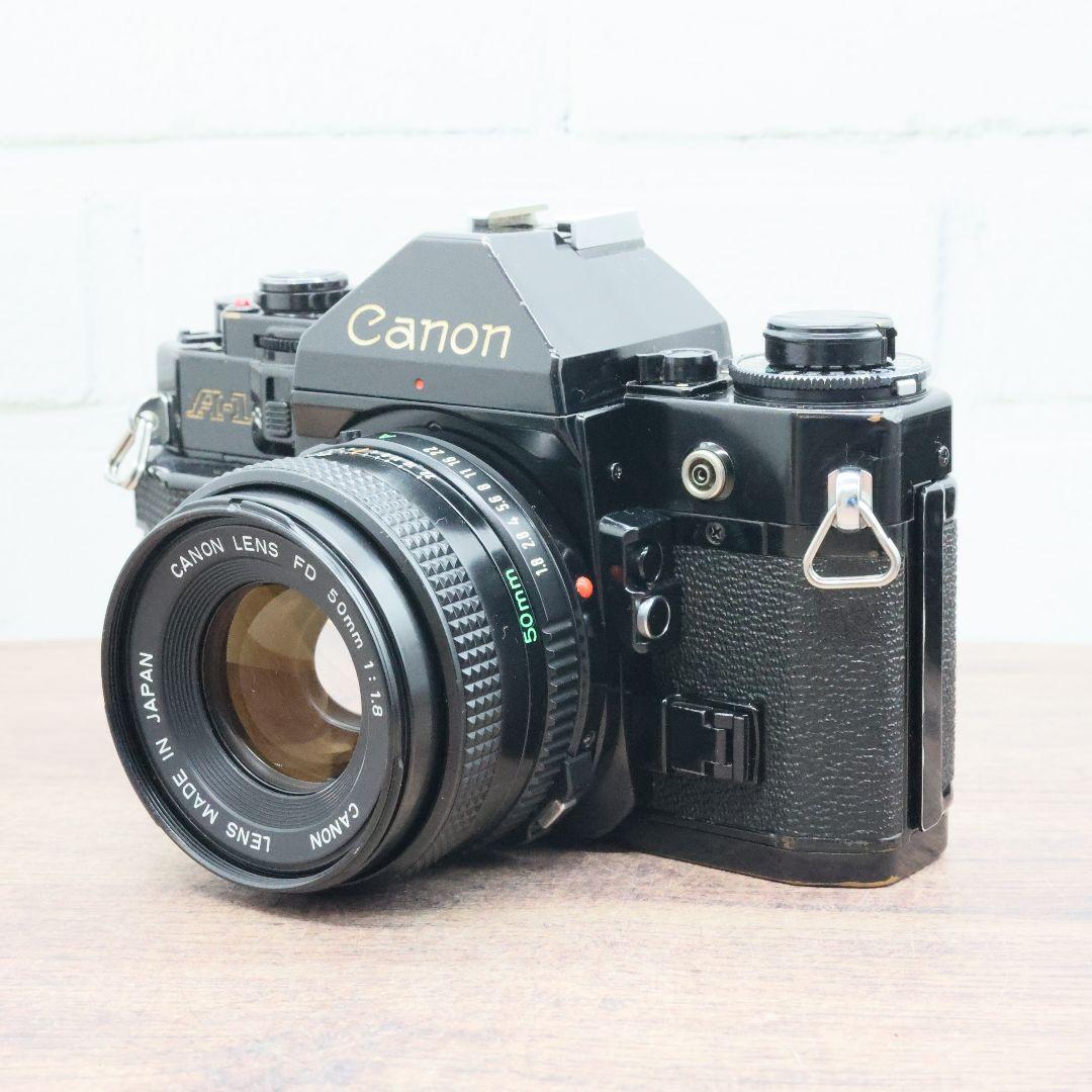 【完動品】Canon A-1 / New FD 50mm F1.8【分解清掃済】