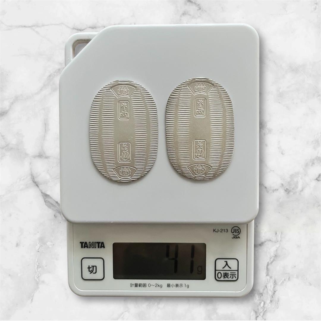 pure silver 純銀　小判　佐川急便 誕生日記念 非売品20g２枚セット