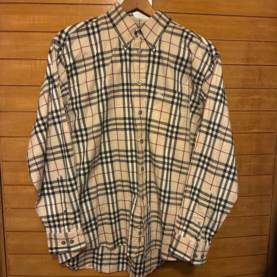 BURBERRY 長袖シャツ　Mサイズ