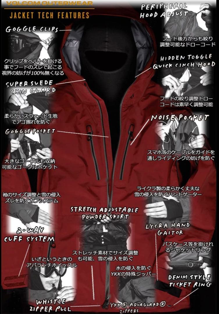 VOLCOM ストーンラウンジコレクション ジャケット