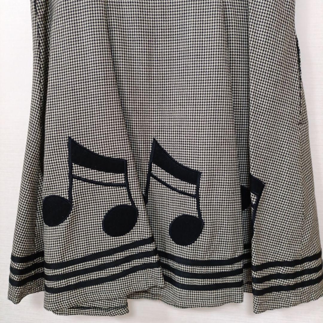 エミリーテンプル　音符柄ジャンパースカート　160㌢ エミ